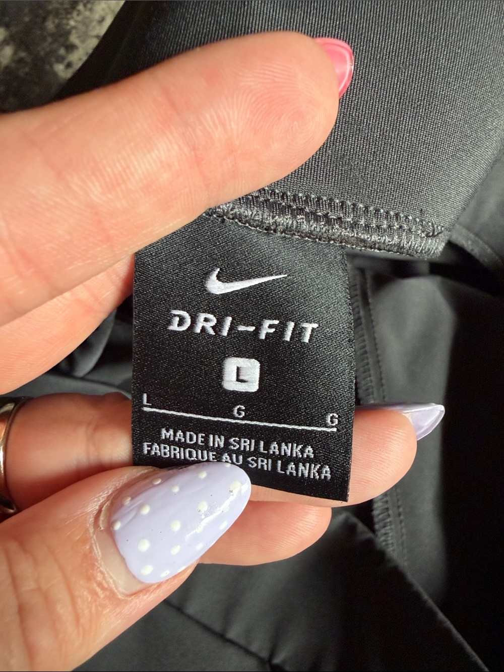 Nike women’s  Dark Gray Dri-fit Joggers size L - Picture 3 of 5